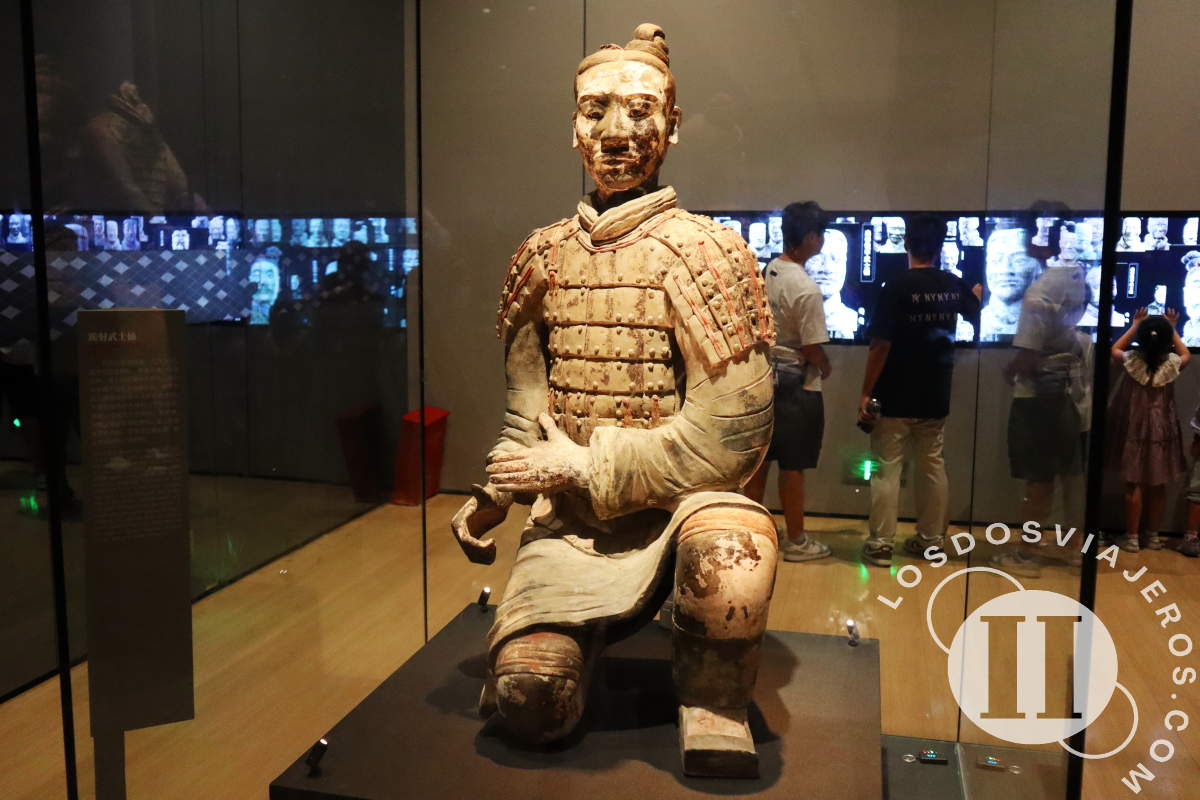 Detalle Guerrero de Xian de cerca