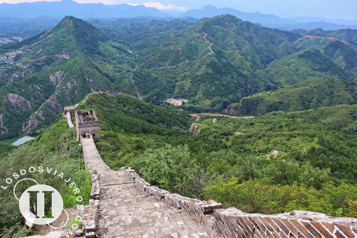 Impresionantes bajadas en la Muralla China