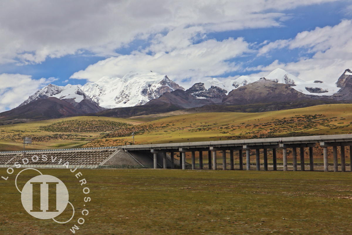 Montañas nevadas que vimos en la ruta