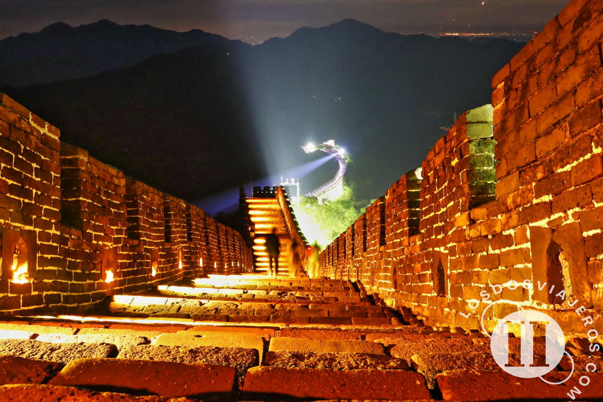Mutianyu de noche en verano