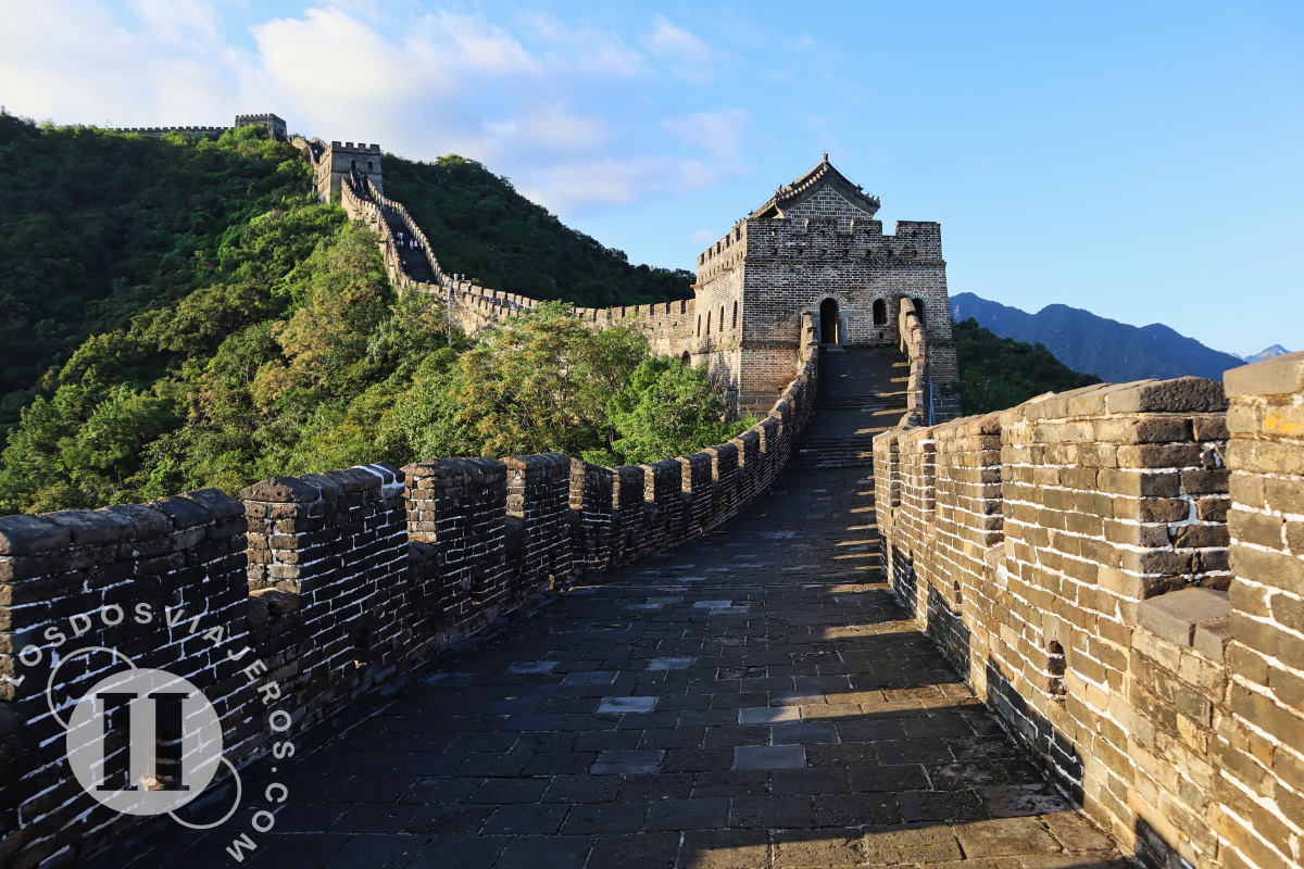 Muralla China de Mutianyu al atardecer