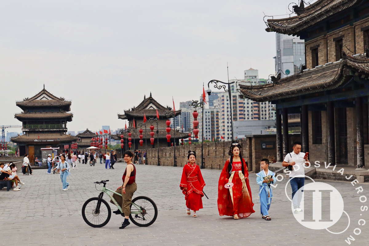 Paseo en bicicleta Muralla de Xian