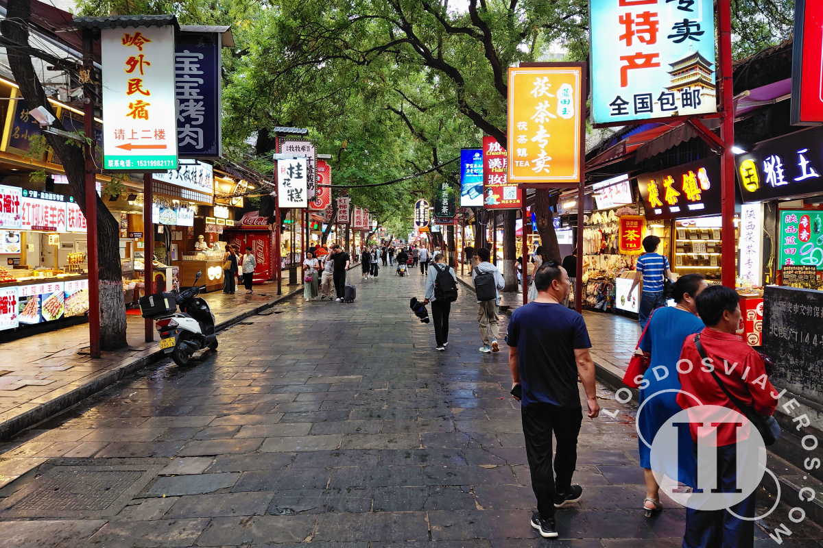 Barrio musulmán en Xian