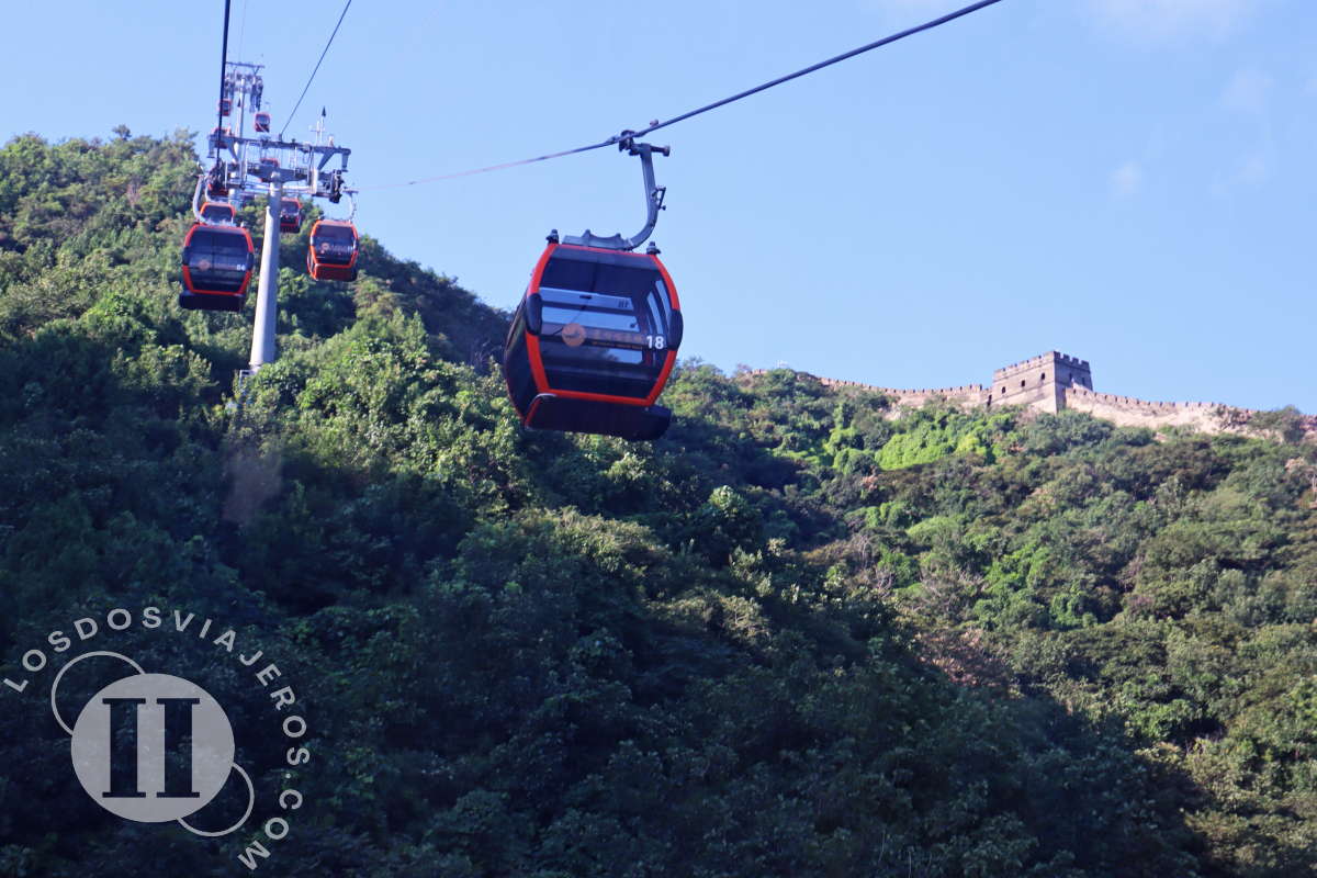Teleférico de la Muralla China de Mutianyu