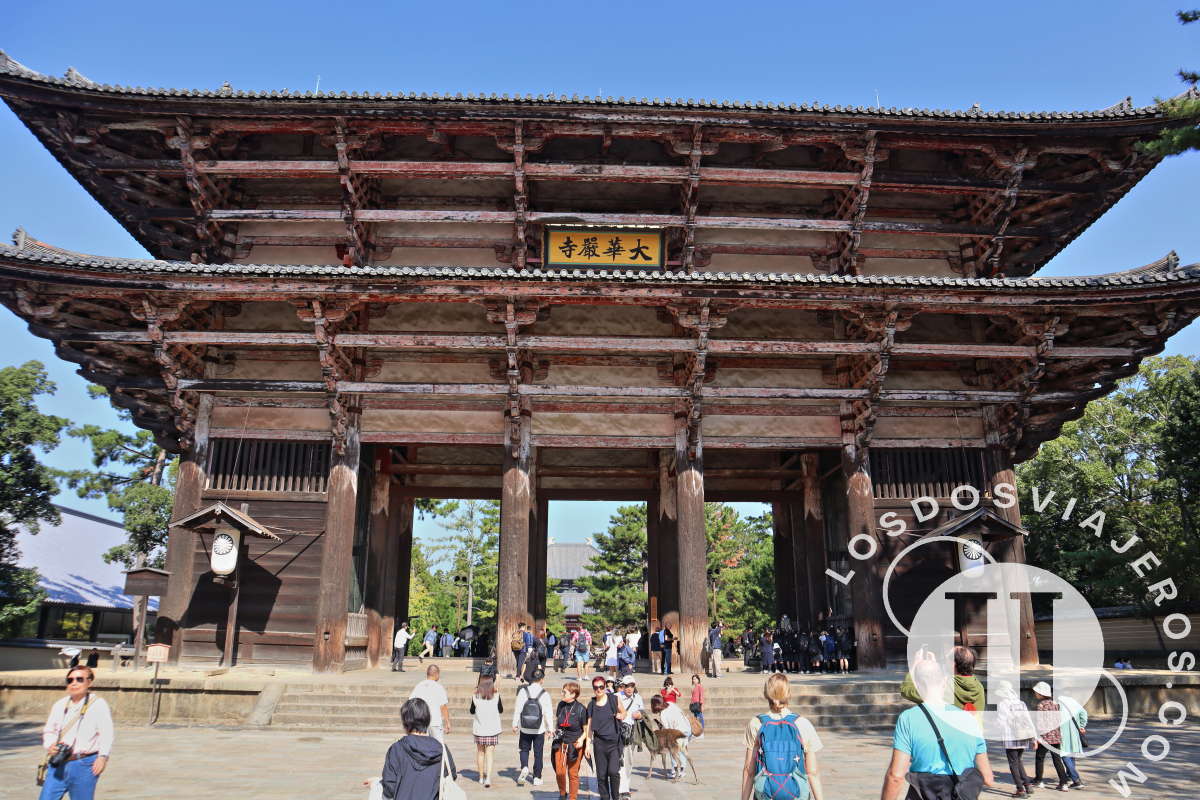 La gran Puerta Nandaimon del Templo Todai-ji