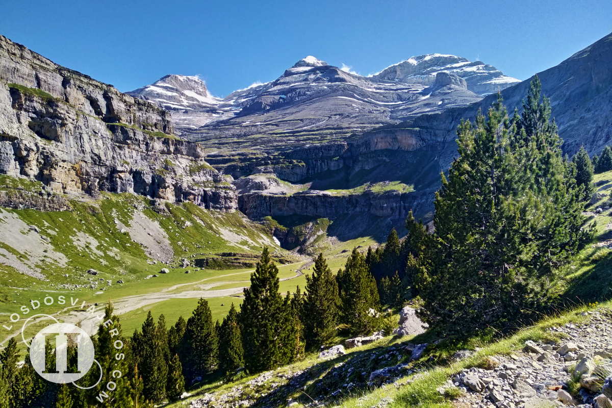 Vistas del Monte Perdido desde la Faja de Pelay