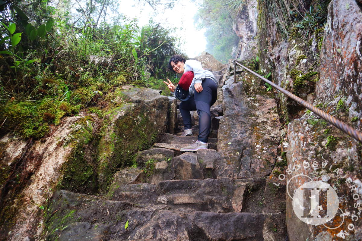 Felicidad de visitar Machu Picchu