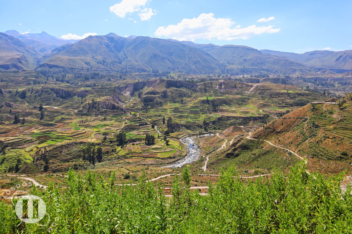 Impresionantes vistas del valle del Colca, Perú