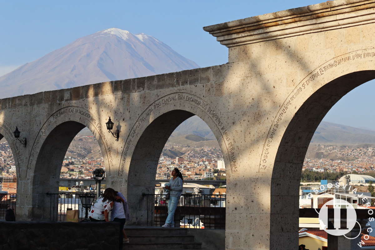 Volcán Misti desde Mirador Yanahuara