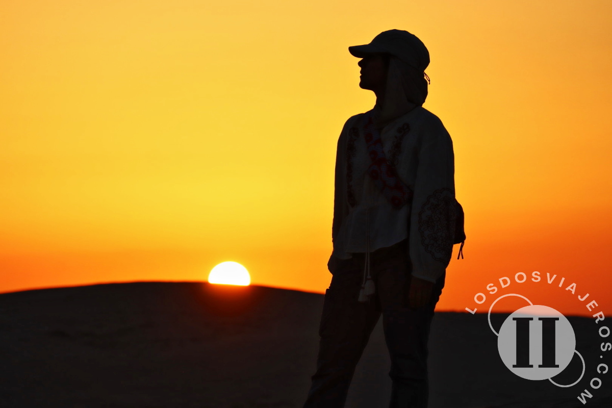 Atardecer en el desierto