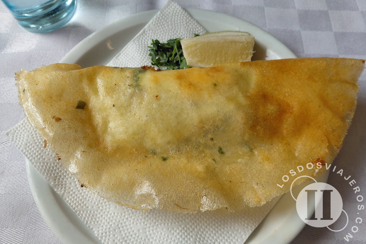 Brik de atún, comida tunecina