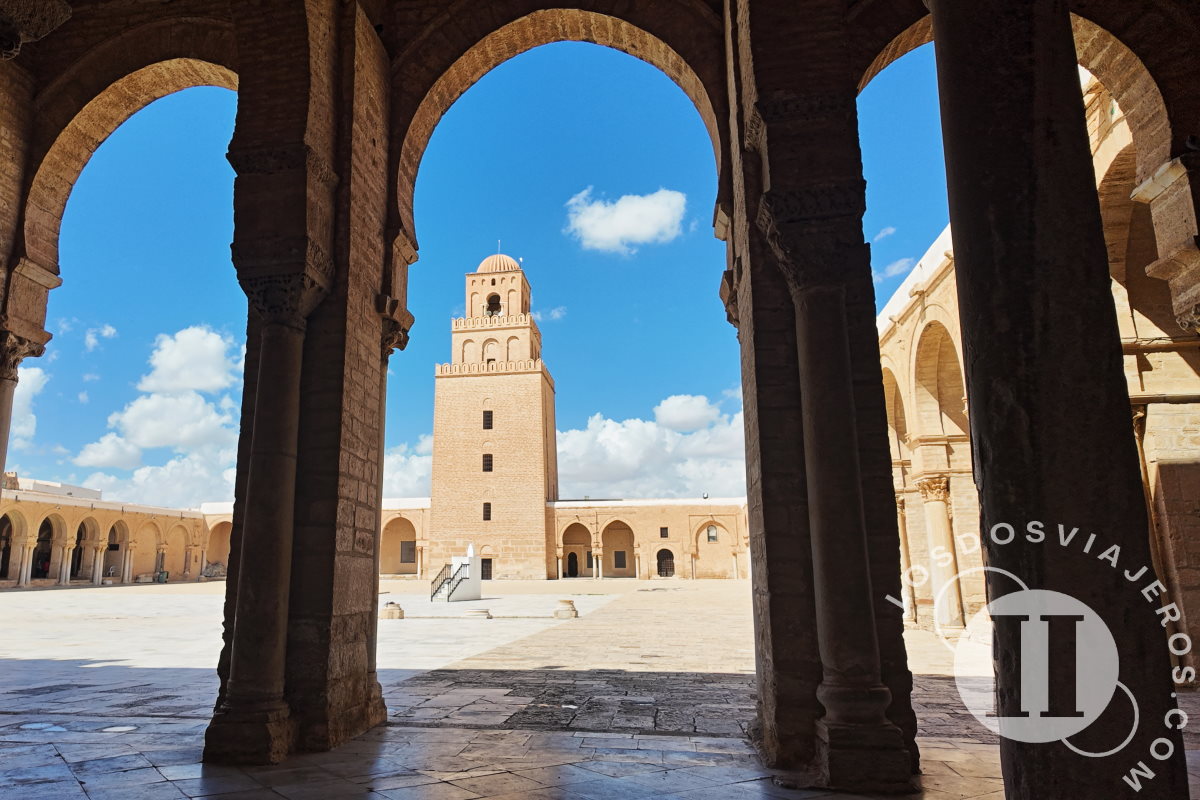 El patio de la mezquita Kairuán