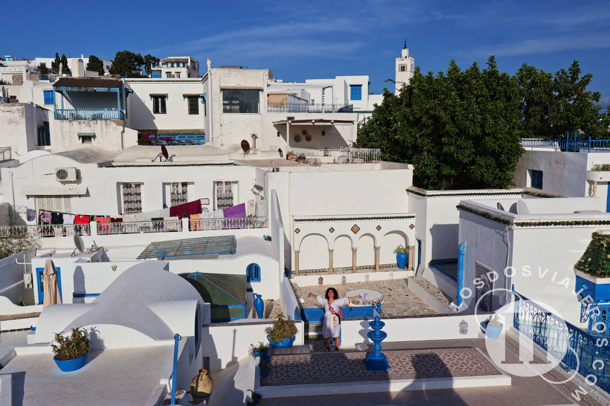 Sidi Boud Said y sus casas blancas-azules
